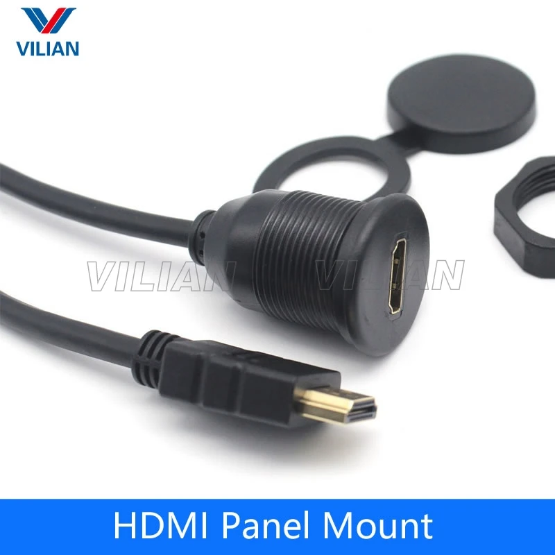 HDMI водонепроницаемый монтажный удлинитель для мужчин и женщин 1 м грузовика
