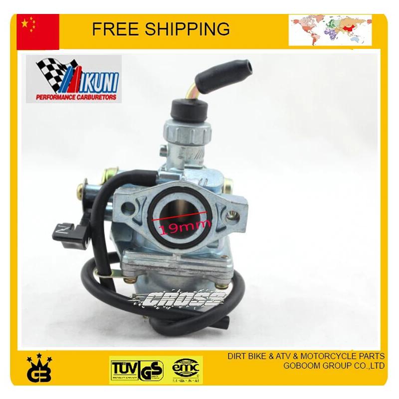 19 мм карбюратор mikuni VM16 50cc Байк ATV PZ19 производительность baja50 XR50 CRF50 CRF70 квадроцикл