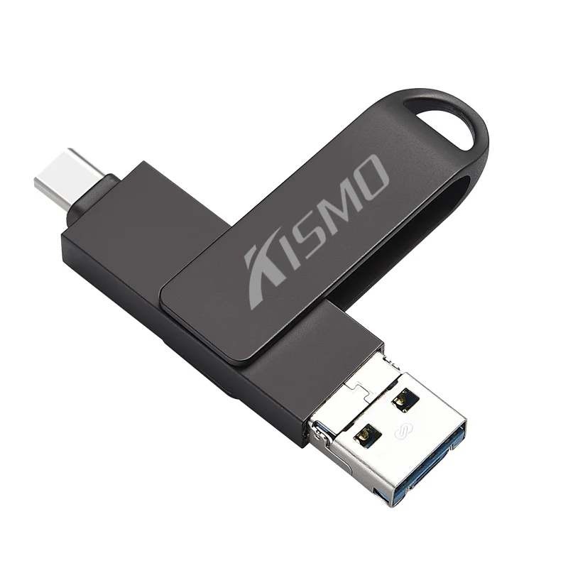 Kismo Type-C Flash Drive Micro USB OTG Memory Disk USB3.0 Pen Drive For Samsung S6 S7 S8 S9 A3 A5 A7 2016 2017 Android Phones