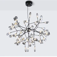modern firefly chandelier lighting nordic g4 led lustre chandeliers for living room butterfly hanging lamp glass lamp fixtures