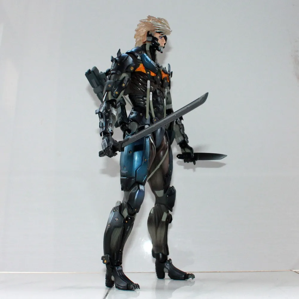 Металлическая Шестерня Rising: Revengeance Raiden, фигурка, металлическая шестерня, твердая восходящая кукла Raiden, ПВХ, игрушечная фигурка acgn 165 мм