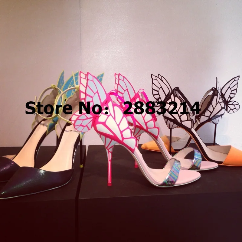 Женские туфли лодочки из натуральной кожи с открытым носком|Боссоножки и