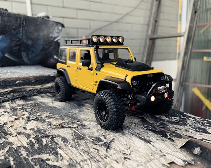 Ручная работа 1:24 RC Гусеничный gk24 альпинистская мофификация автомобиля модифицированная модель автомобиля для Wrangler