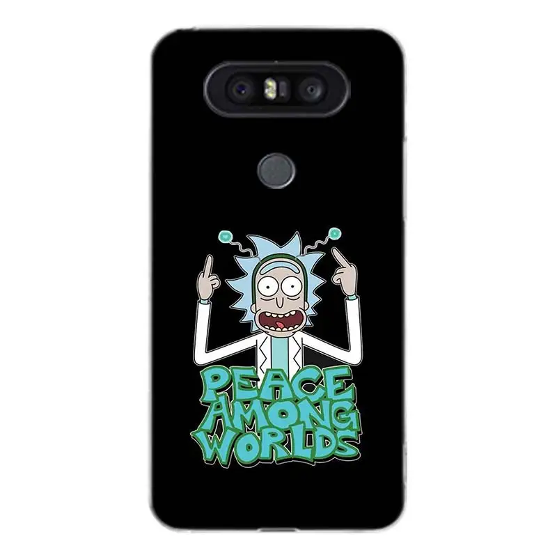 Рик космические приключения узорные термополиуретановые чехол для телефона LG G4