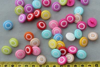 set of 500pcs plastic round bagel shank children candy buttons variety colors 14mm for handicraft lk0039
