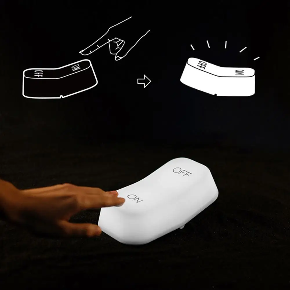 Силиконовый ночной Светильник тяжести Сенсор детские ясли лампа USB