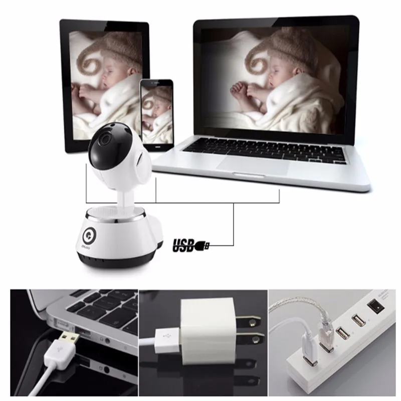 DIGOO BB-M1 домашняя ip-камера безопасности 720P Беспроводная Смарт WiFi камера Wi-Fi аудио запись наблюдения детский монитор HD CCTV Камера