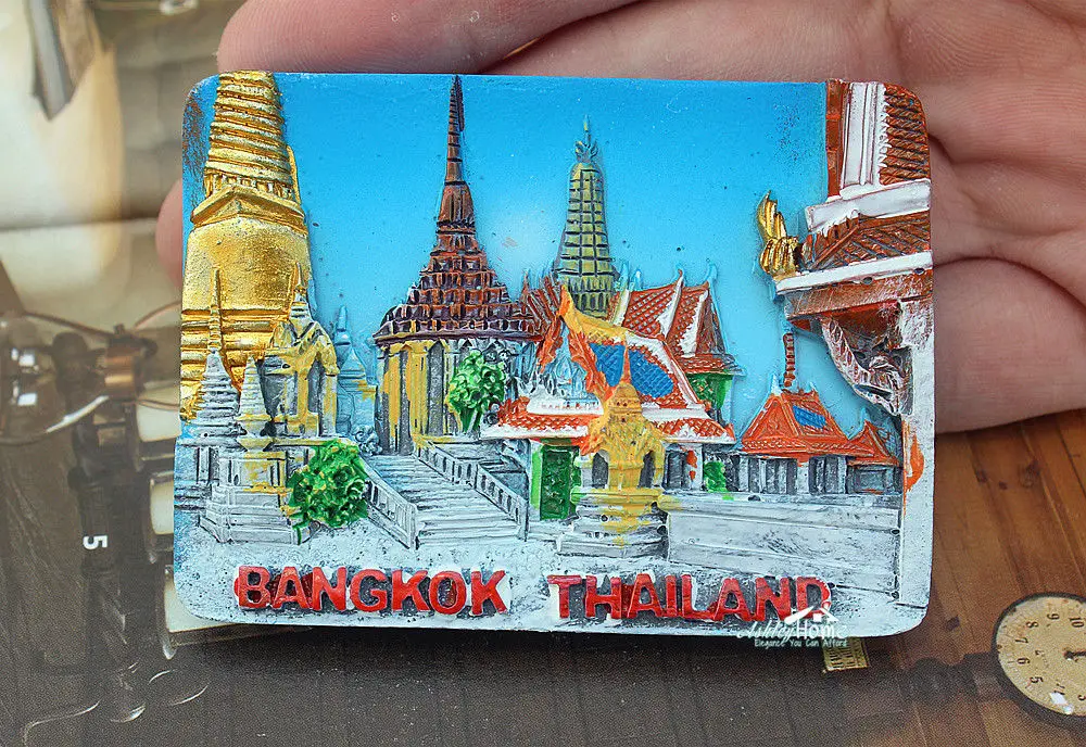 Туристический сувенир из Бангкока Таиланд 3D искусственная смола подарок|travel