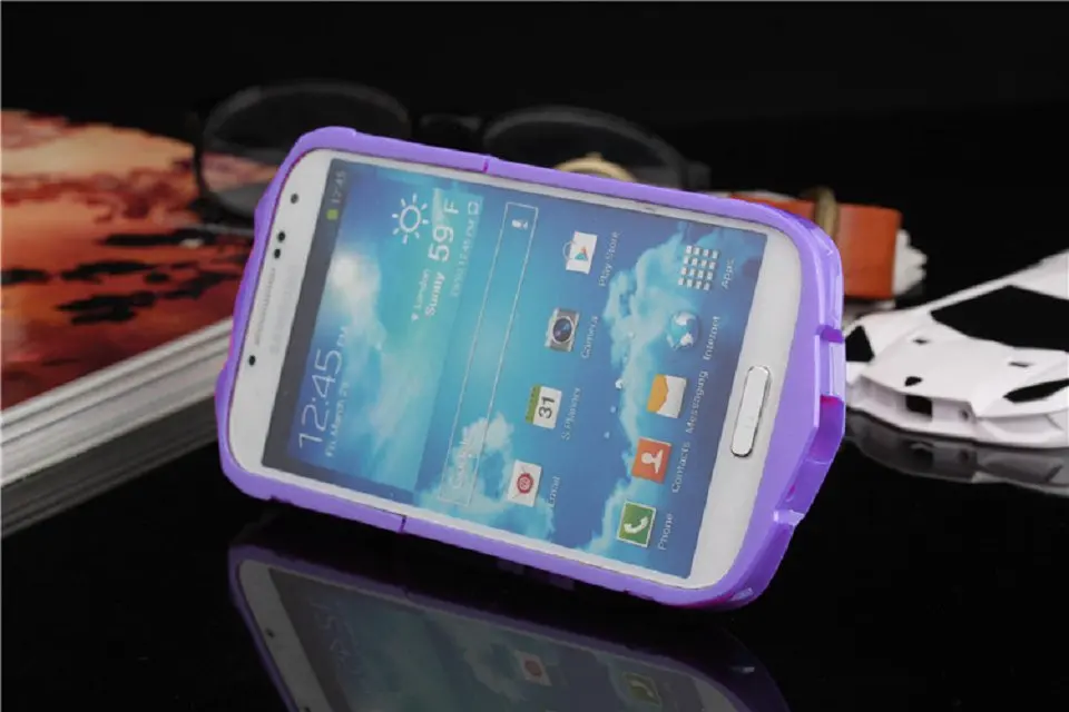 3D модный жесткий чехол для samsung Galaxy S4 SIV i9500 спортивный гоночный автомобиль дизайн защитный чехол для iphone 6 6s с подставкой