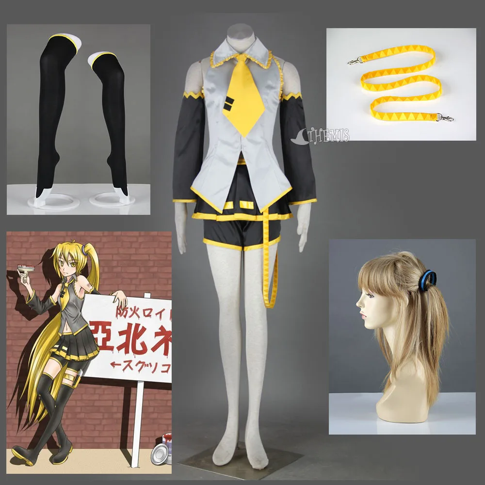 Athemis Акита Неру Косплей Аниме Vocaloid Я Девушки Одеваются Полный Набор