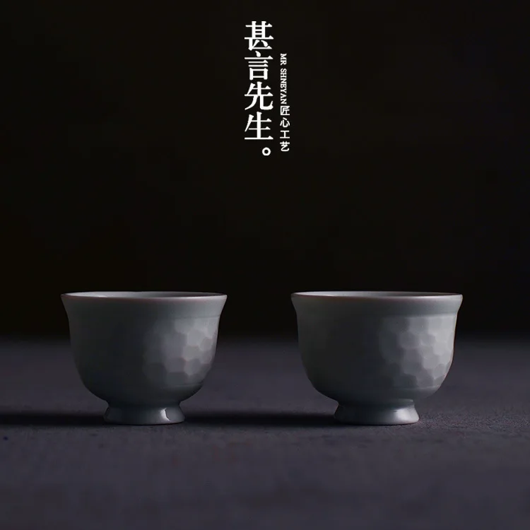 Ручная работа чашка с куриным сердцем маленькая чайная Цзиндэчжэнь