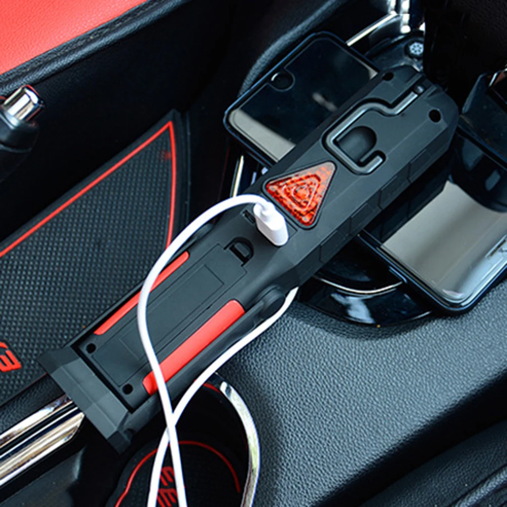 Автомобильный ремонт светодиодный рабочий свет USB Перезаряжаемый фонарик Магнитный аварийный светодиодный фонарь вспышка портативный фонарь для Авто ремонта