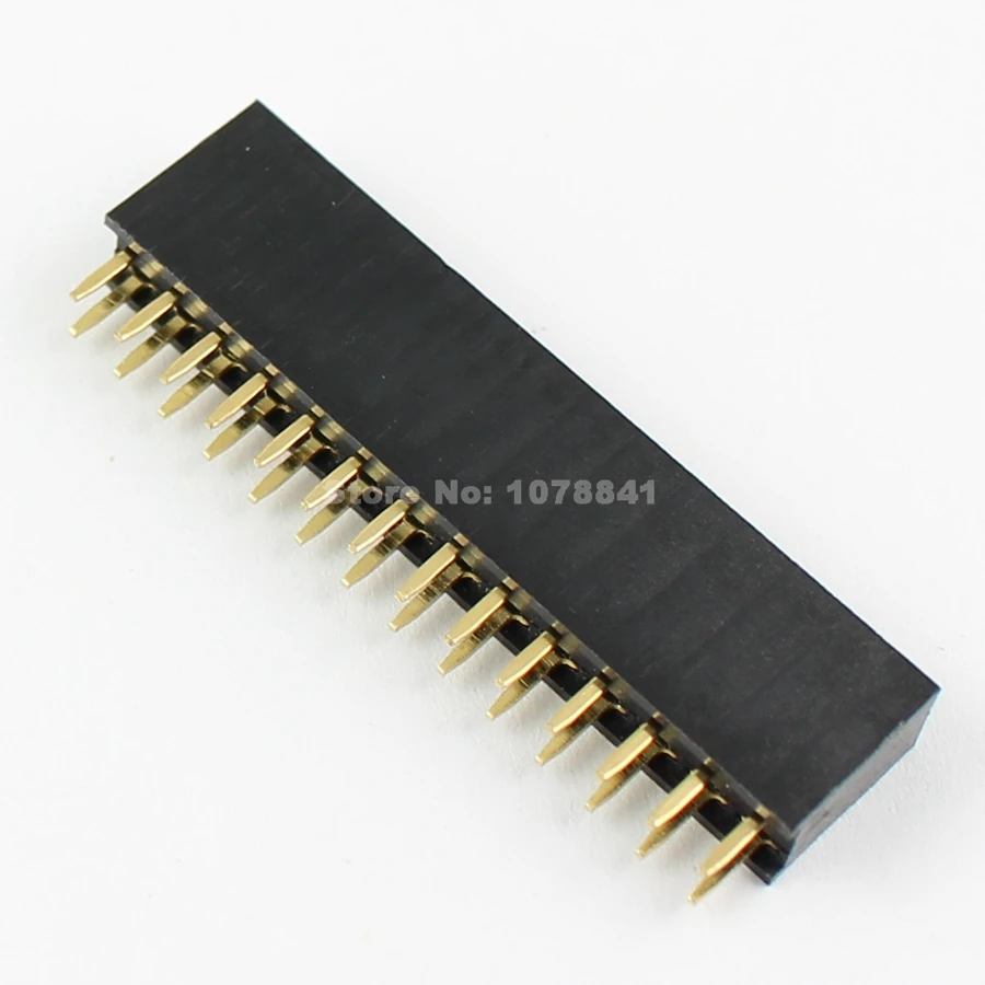 20 штук 2 54 мм 2x14 Pin 28 контактный разъем PCB двойной прямой ряд заголовок полосы PH: 8 5