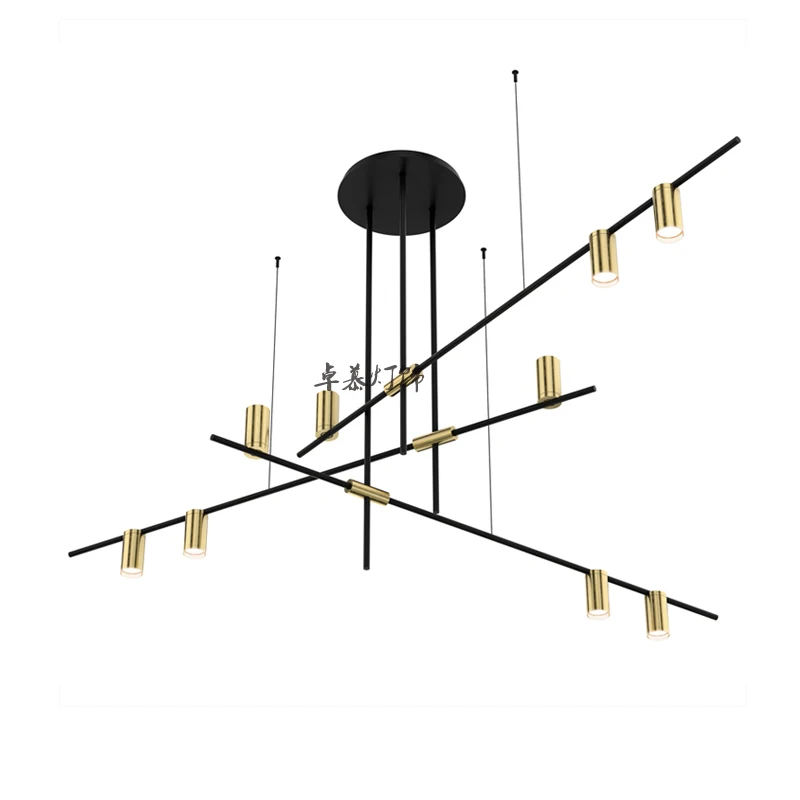 Gold Lampshade Pendant Lights LED Hanging Spotlight Lamp GU10 Nordic Modern Design for dinning room metal suspension luminaire | Освещение