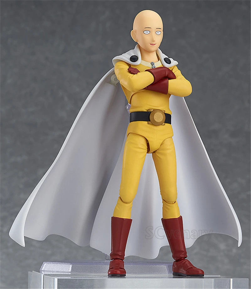 Saitama One Punch Man Figma 310 ПВХ фигурка Коллекционная модель для мальчиков и девочек
