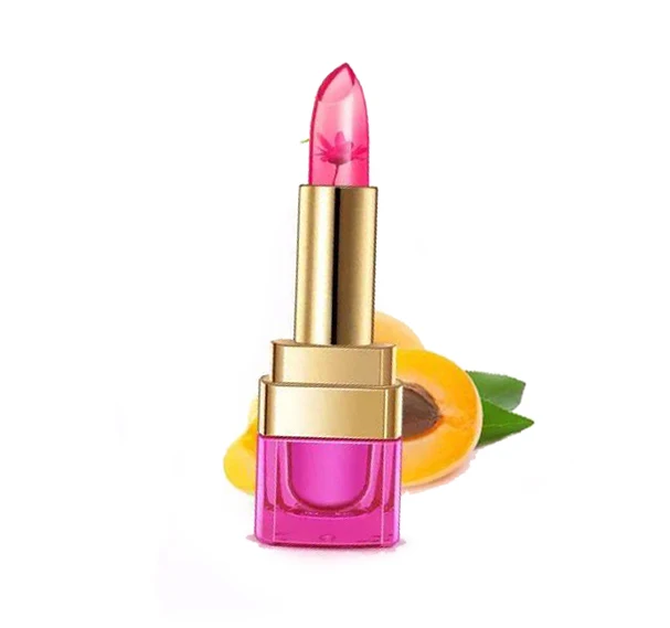 03 Peach Бальзам для губ от бренда BIOAQUA, увлажняющий, против трещин, Кристальное желе, изменение температуры, чистый натуральный фруктовый бальзам для ухода за губами, косметика - Цвет: 03 Peach