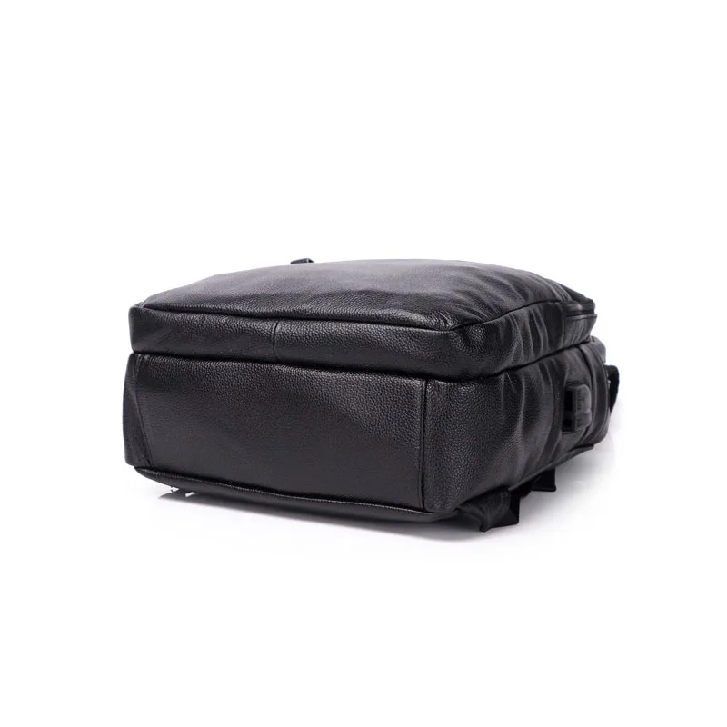 

2018 New Style Hot Sale Men Genuine Leather Backpacks Male Fashion Laptop Computer Bag Student Travel Rucksack School Bags
