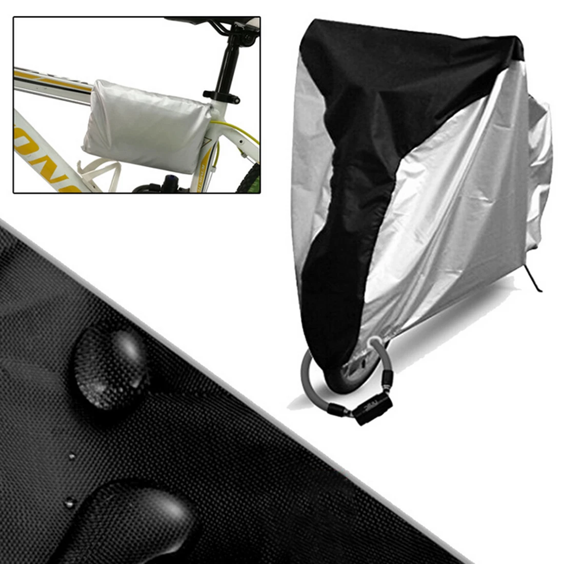 2018 New Portable Bicycle Cover Durable Waterproof Rainproof Bike Rain Dust Resistant Protector Cycling Accessories | Спорт и