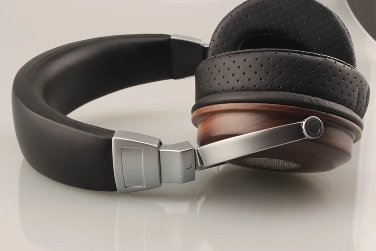 BLON BossHifi B7 HiFi бас стерео деревянные металлические наушники черная гарнитура из красного дерева наушники с драйвером из Бериллиевого сплава для IOS