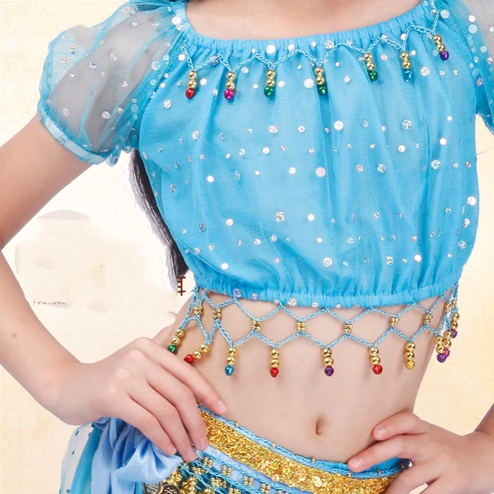 2017 красивые костюмы для танца живота девочек включают: 2 шт./6 шт. Детские