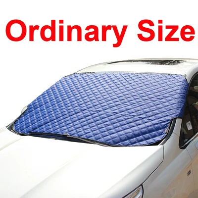 Blue Ordinary Size Универсальная автомобильная анти-снег отражающая фольга снег лобовое стекло автомобиля солнцезащитные шторы для машины чехлы от снега Окно Солнцезащитный козырек для SUV и обычных - Цвет: Blue Ordinary Size