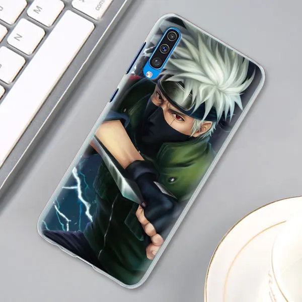Аниме «Наруто» производства компании "Kakashi" чехол с рисунком из аниме для samsung Galaxy A30 A40 A50 A70 A6 A8 плюс A7 A9 M30 чехол для телефона Coque - Цвет: 03