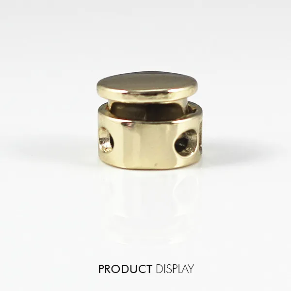 Металлический легкий Золотой тональный фиксатор тогл пряжки веревка зажим