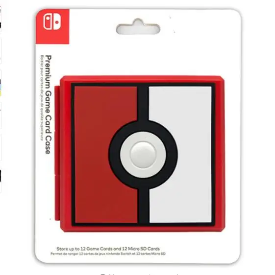 Red White Мультфильм жесткий корпус Momery SD 12 игровые карты коробка для хранения держатель Контейнер для Zelda Mario Zend переключатель NS защитный чехол Крышка - Цвет: Red White