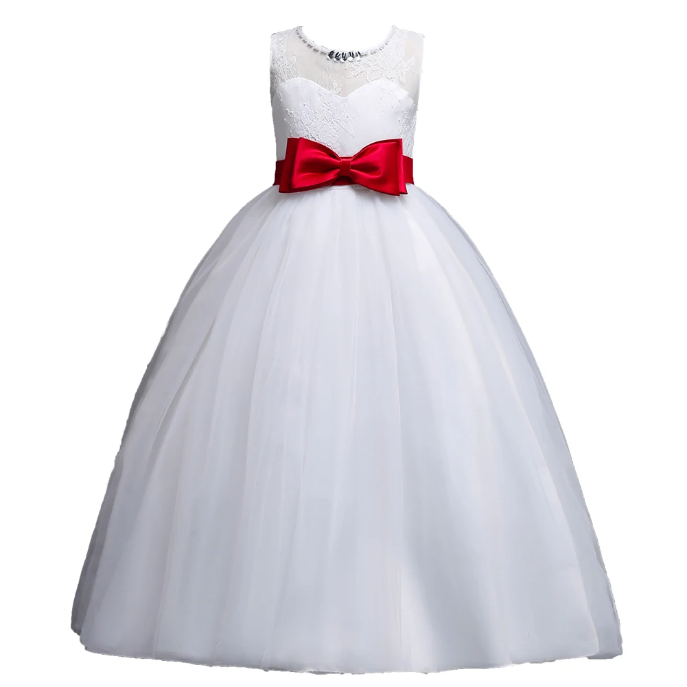 Вечернее платье для девочек длинный костюм детское бальное принцессы подружки