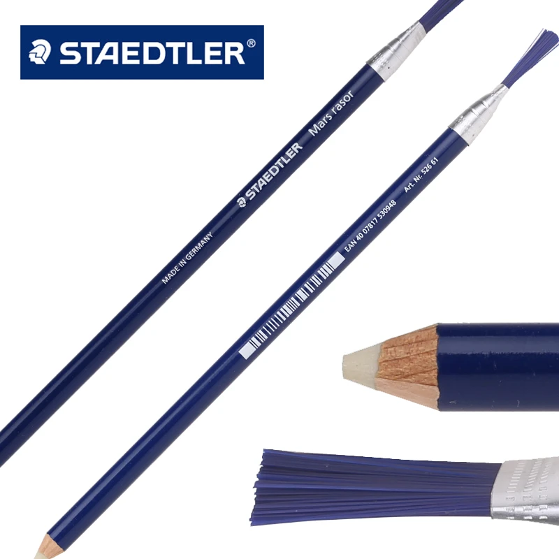 Резиновый карандаш Staedtler 526 61 Mars Rasor жесткий ластик 3 шт./лот для подсветки