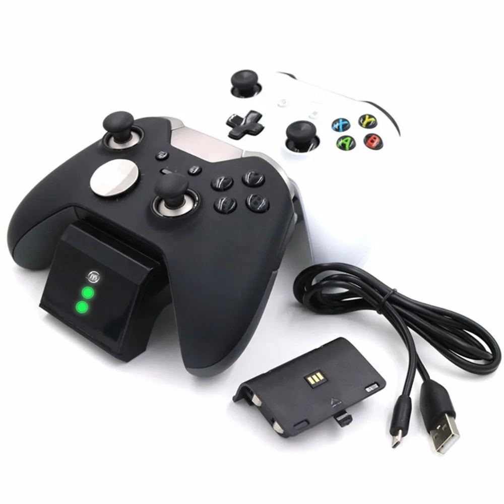 HOT-JYS для Xbox One/Xbox One S X Dual Controller зарядная док-станция + 2x аккумулятор | Электроника
