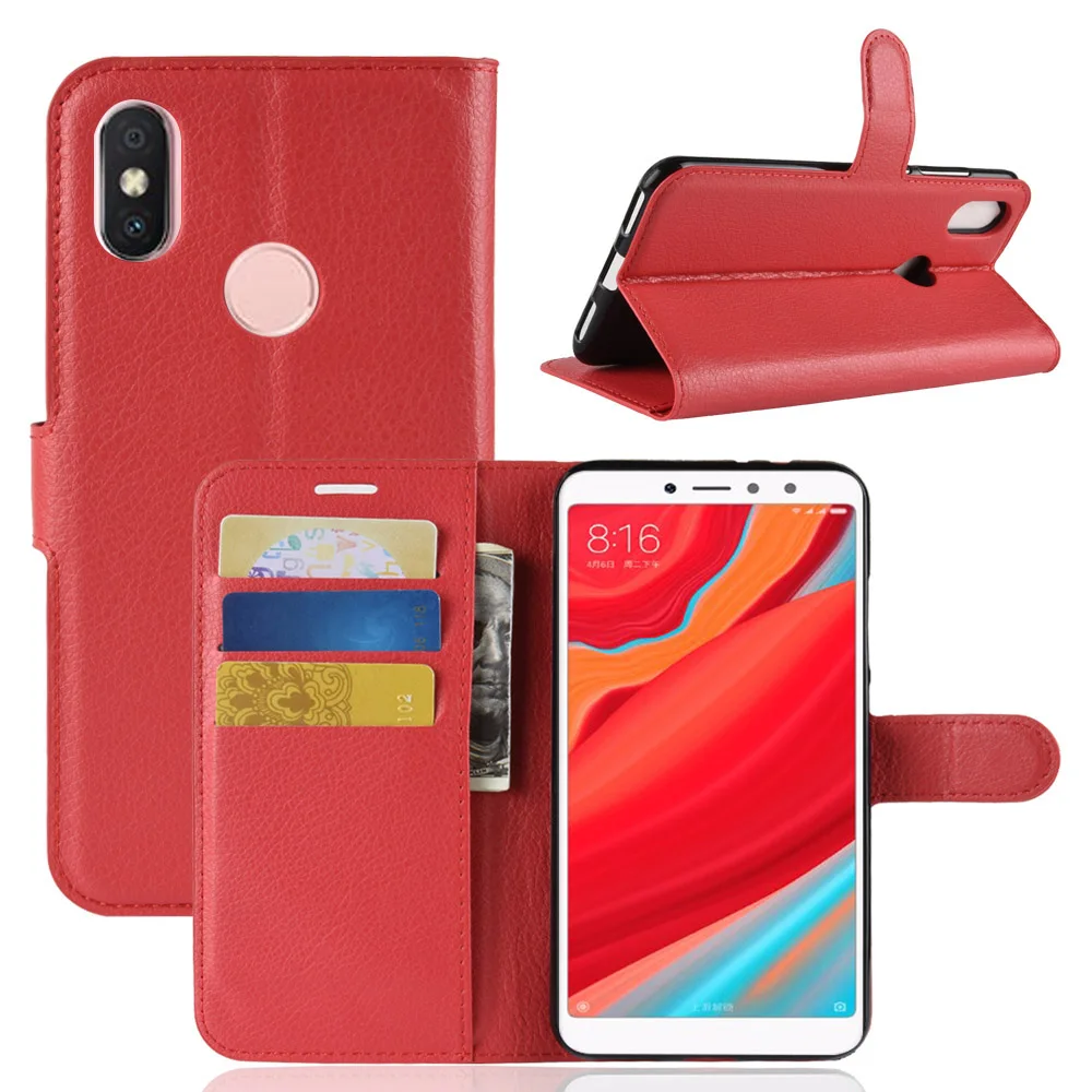 Чехол для Redmi S2 чехол Xiaomi роскошный чехол-бумажник 5 99 дюйма из искусственной кожи