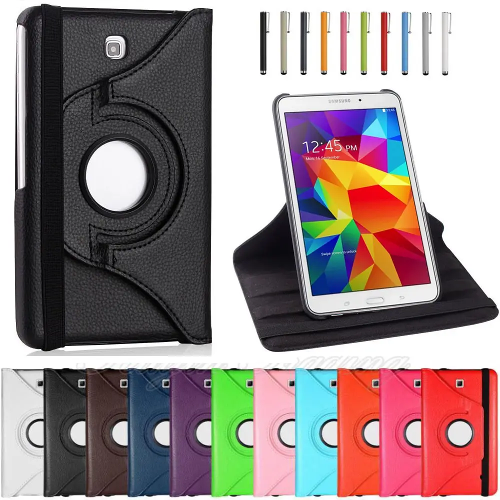 SM T230 T231 чехол для Samsung Galaxy Tab 4 7 0 дюймов T235 360 Вращение Флип PU кожаный Funda Capa|for samsung