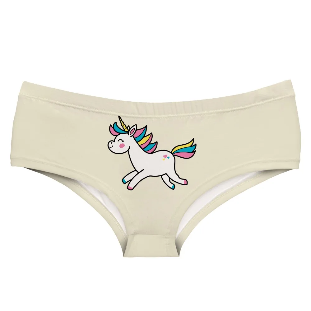 Женские Трусы стринги LEIMOLIS с забавным принтом в виде единорога|Женские трусики| |