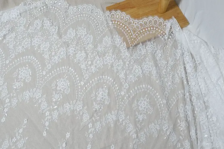 150 см Широкий ресниц кружевной ткани вышитые DIY одежды свадебное платье Таблица аксессуары с национальными флагами