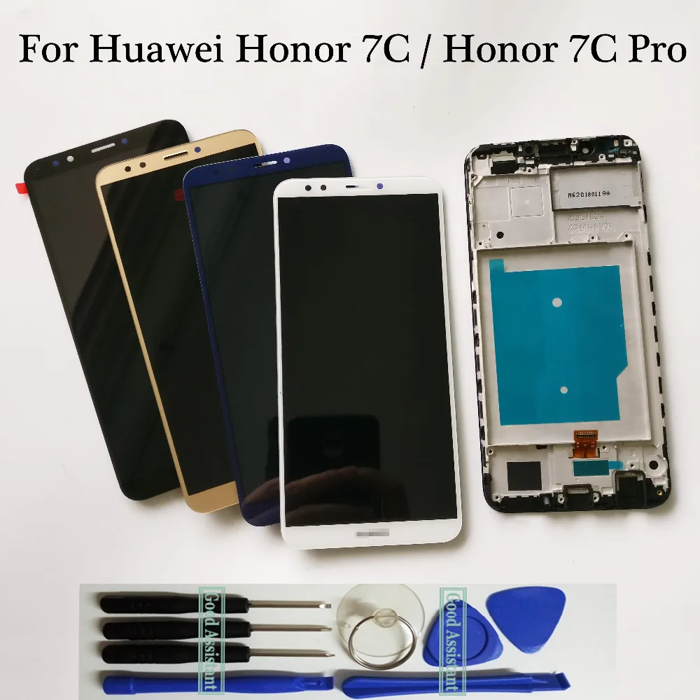 Черный/белый/золотистый/синий для Huawei Honor 7C pro LND AL40 AL30 ЖК дисплей + сенсорный экран