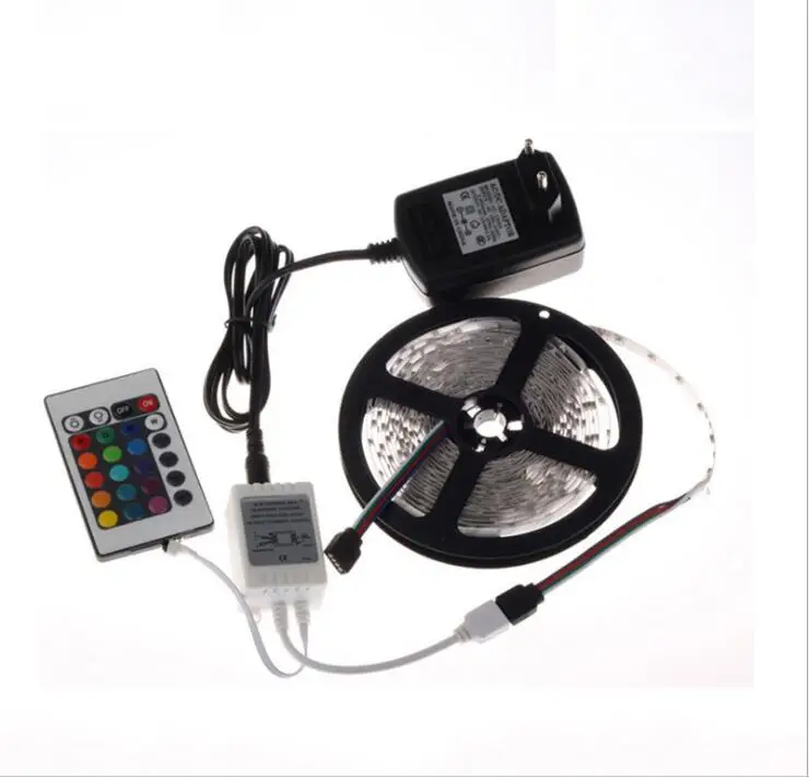 2835 3528 SMD DC 12V 5M IP65/IP20 водонепроницаемый RGB Светодиодная лента/пульт дистанционного