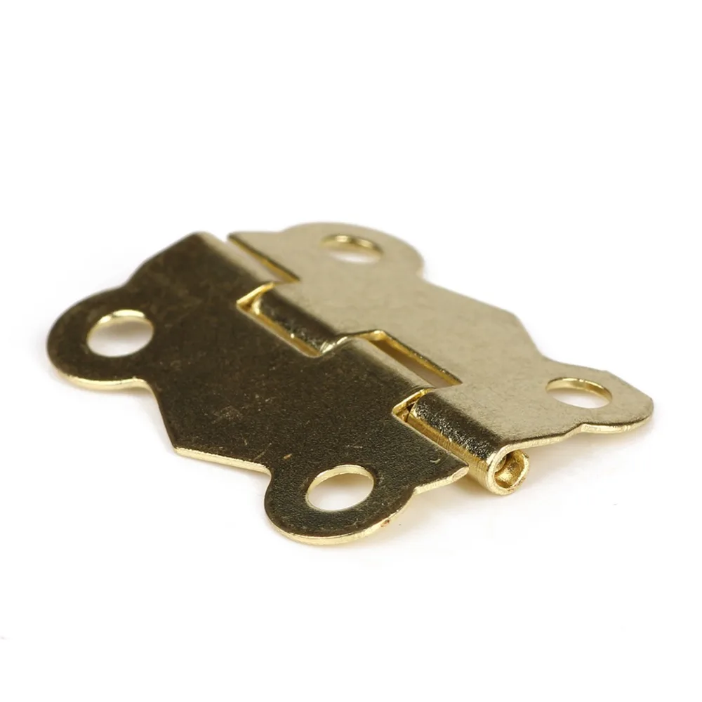 Специальная конструкция 10 шт. мини-железный бабочка петли кабинет ящика дверь