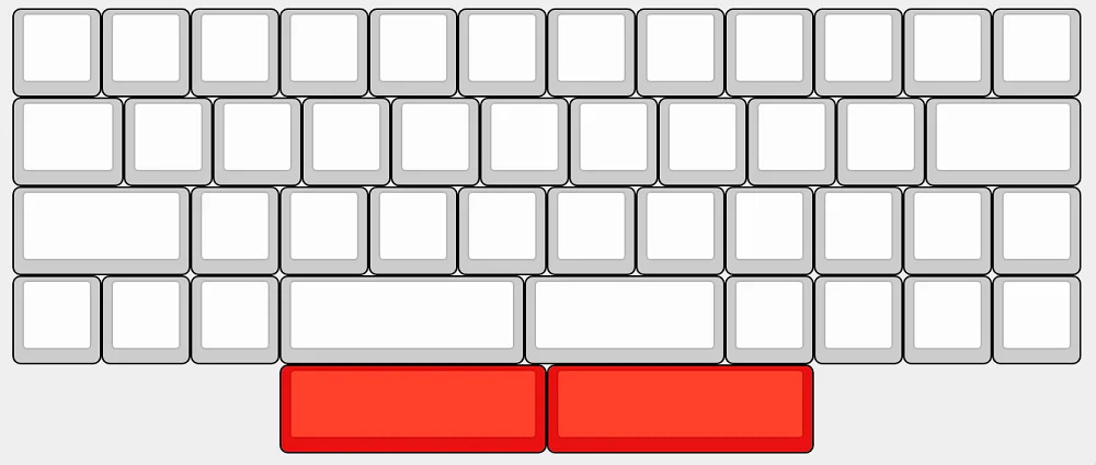 Bm43a bm43 43 клавиши 40% пользовательская механическая клавиатура PCB запрограммированная numpad макеты qmk прошивка с rgb нижним освещением alps mx