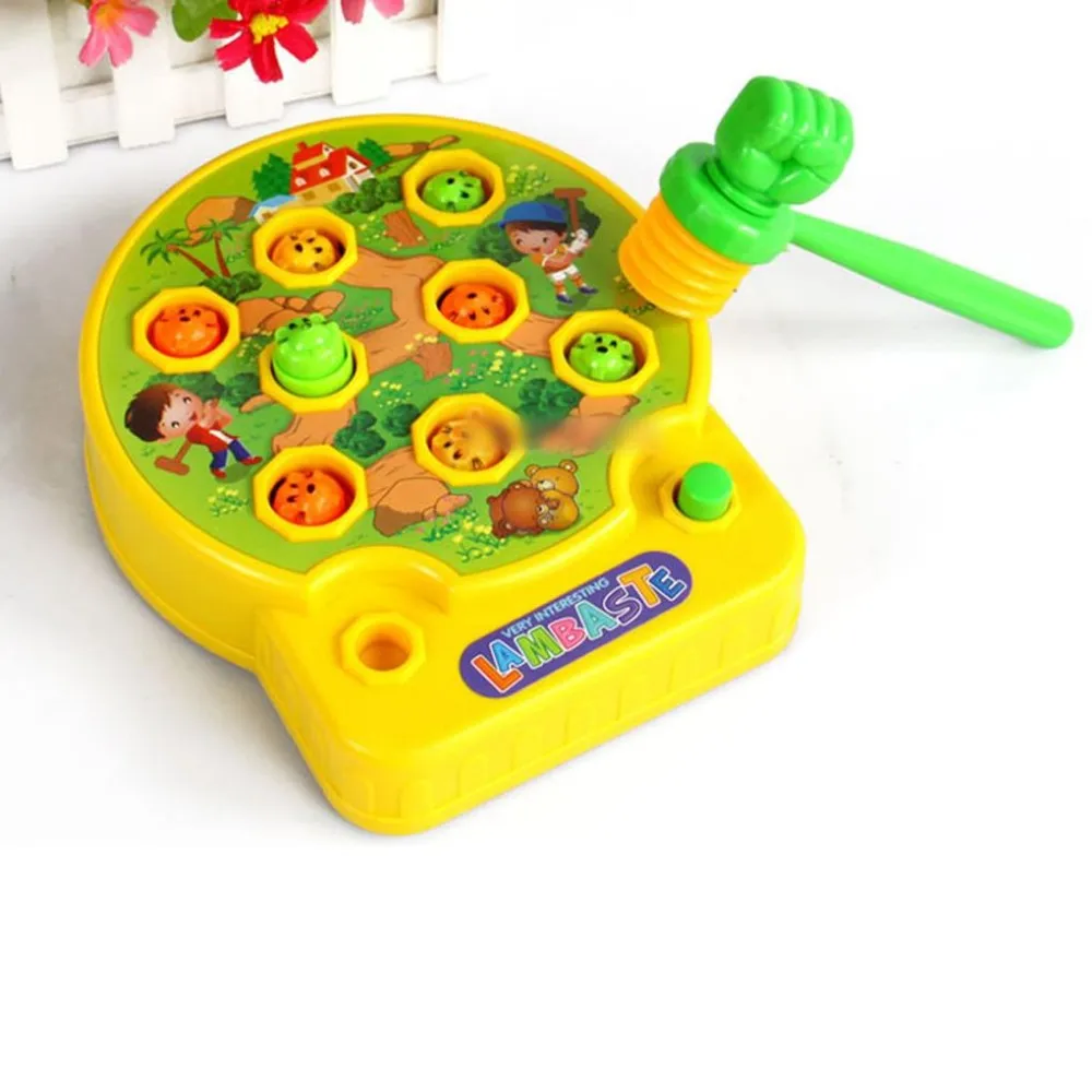 Lovely Baby Whac-A-Mole Электрический музыкальный играющий хомяк игровой автомат для карманного мола электронная пластиковая детская игровая игрушка#31