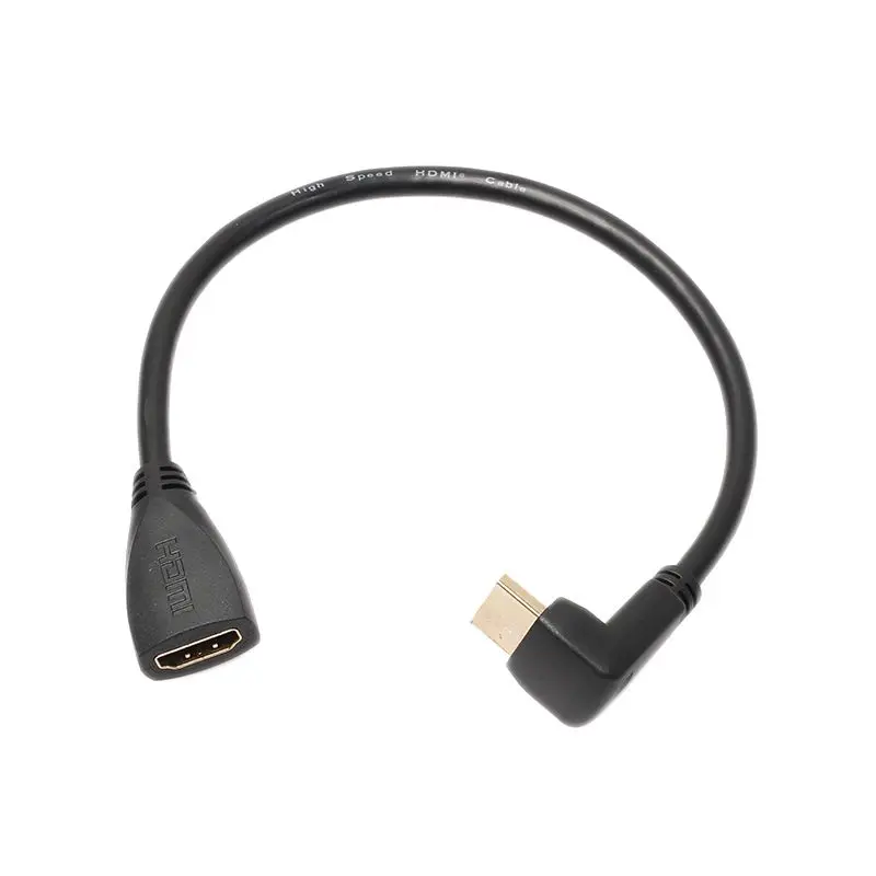 SCLS 2x мини HDMI кабель (90/270 градусов) к адаптер папа женскому позолоченному 1080P|hdmi