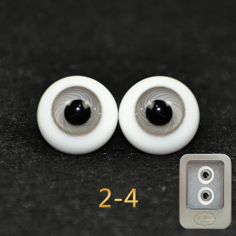 Белый Новое поступление BJD Eyeball Размер 1/3 высокое качество SD MSD светильник серый темно-зеленый красный фиолетовый дымчато-серые глаза 16 мм - Цвет: Белый