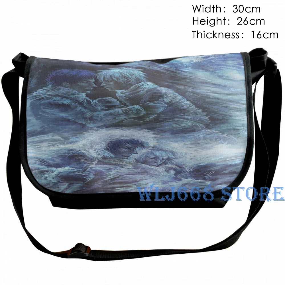 Funny graphic print shoulder Bags women Left hand of darkness Single backpack travel for men Gym Bag | Багаж и сумки