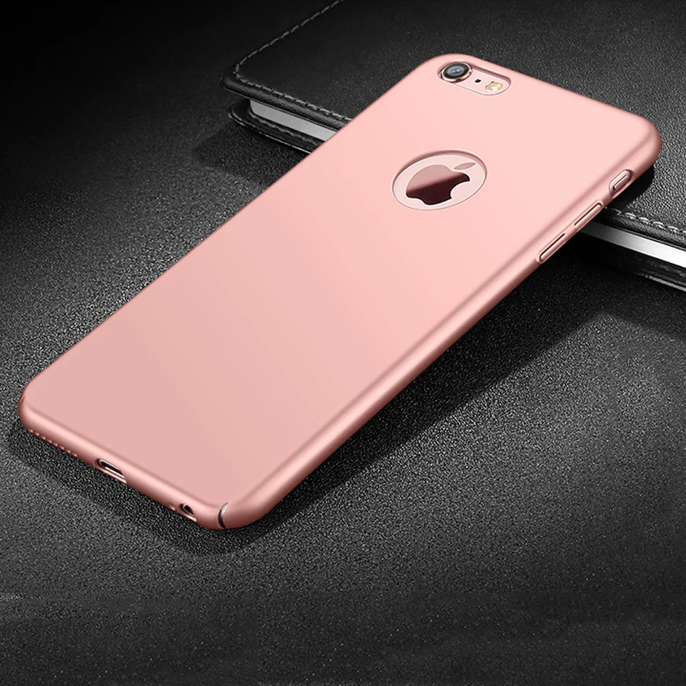 Ультратонкий матовый пластиковый чехол из поликарбоната для iphone 6 SE 5 5s 6s 7 8 Plus X с
