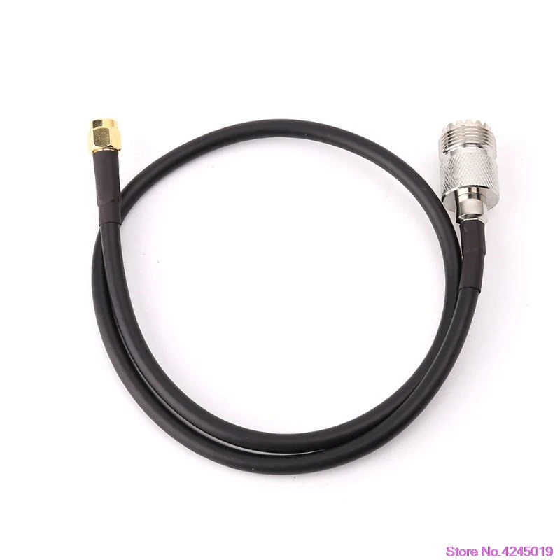 Новый UHF SO239 женский к SMA Мужской прямой RG58 Pigtail кабель RF коаксиальный