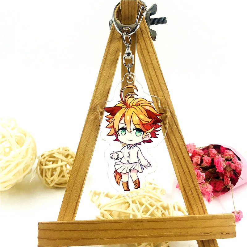 Двусторонний акриловый брелок с подвеской в стиле аниме обещанный Neverland Yakusoku No |