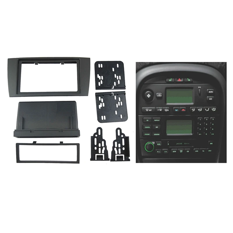 ITYAGUY 2 DIN адаптер автомобиля радио фасции Для JAGUAR X-type 2002-2008 S-type 2003-2008 Dash CD отделка установочный комплект