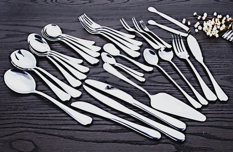 Столовые приборы столовые из нержавеющей стали для отеля ресторана стейка ложка