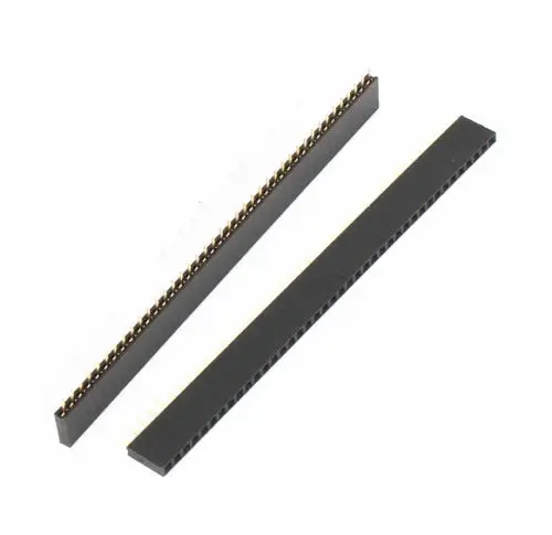 10pcs 2.54mm 40 Pin Female Single Row Pin Header Strip