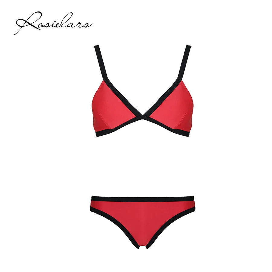 2019 летние купальные костюмы ROSIELARS модный сексуальный комплект бикини с глубоким